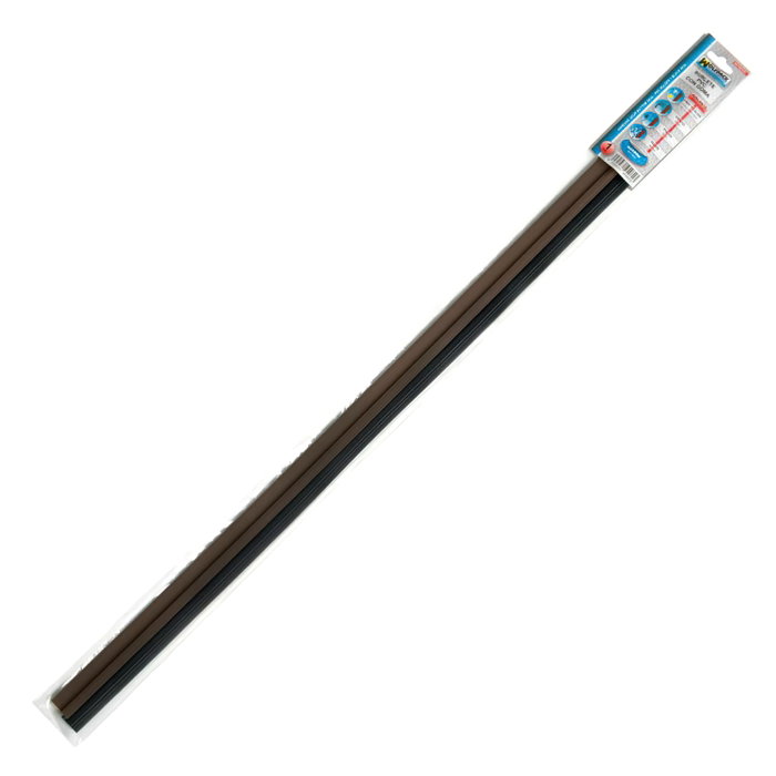 WOLFPACK LINEA PROFESIONAL Bas de porte PVC marron à caoutchouc, 1 mètre WOLFPACK LINEA PROFESIONAL Bas de porte PVC marron à caoutchouc, 1 mètre