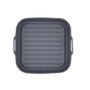 Quid Panier pour Friteuse à Air Silicone Gris 19 x 9 cm (12 Unités)