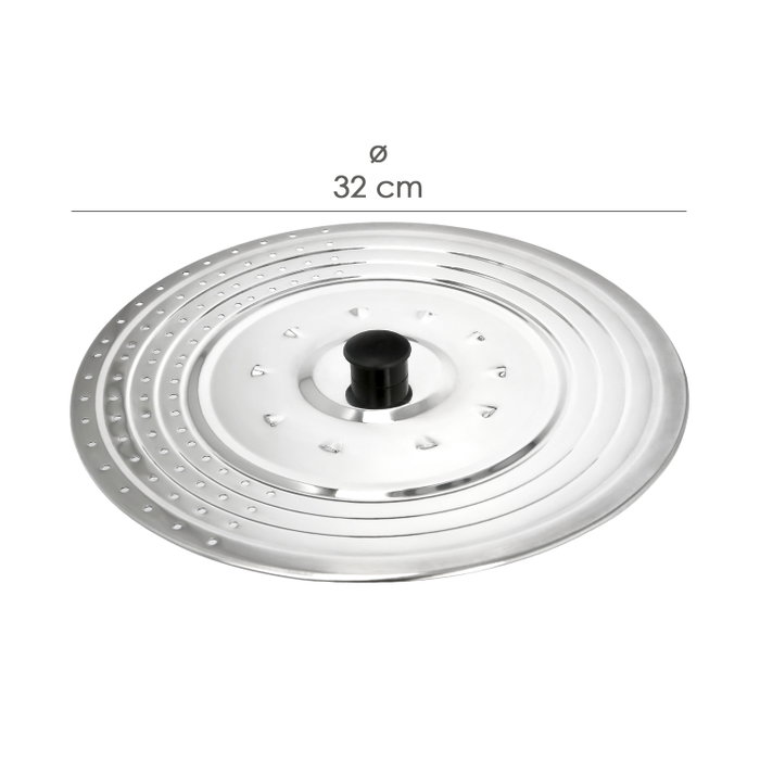 ORYX Couvercle Multiusos en Acier Inoxydable Ø 32 cm ORYX Couvercle Multiusos en Acier Inoxydable Ø 32 cm
