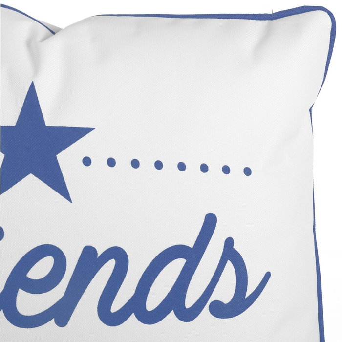 BigBuy Home Coussin Positive Bleu de Colbat 45 x 45 x 12 cm BigBuy Home Coussin Positive Bleu de Colbat 45 x 45 x 12 cm