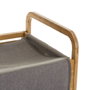 BigBuy Home Panier à linge Gris Naturel Bambou