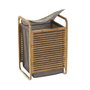 BigBuy Home Panier à linge Gris Naturel Bambou