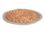 Giftdecor Tapis Naturel Bord Gris 35 cm x 35 cm Fibre Naturelle (Set de 48)