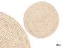 Kinvara Set de 2 Dessous de Plat Ronds Naturels 40 x 1 cm Fibre de Maïs (Set de 12)