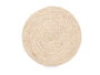 Kinvara Set de 2 Dessous de Plat Ronds Naturels 40 x 1 cm Fibre de Maïs (Set de 12)