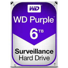 Western Digital WD Purple 6 To 3,5 pouces SATA 6Gb/s 5400 RPM