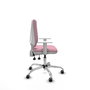 PIQUERAS Y CRESPO Elche Chaise de Bureau Rose avec Mécanisme Asynchrone