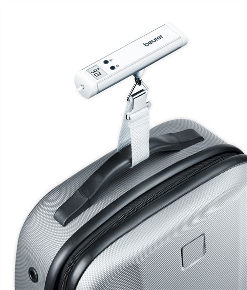 Beurer LS-10 Pèse-Bagages Numérique avec Lampe de Poche - Capacité 50 kg pour Valises et Petits Colis