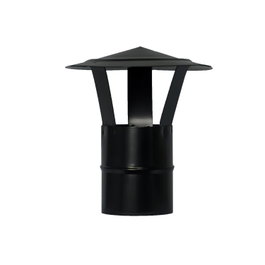 WOLFPACK LINEA PROFESIONAL Chapeau Vitrifié pour Poêle à Granulés Ø80 mm