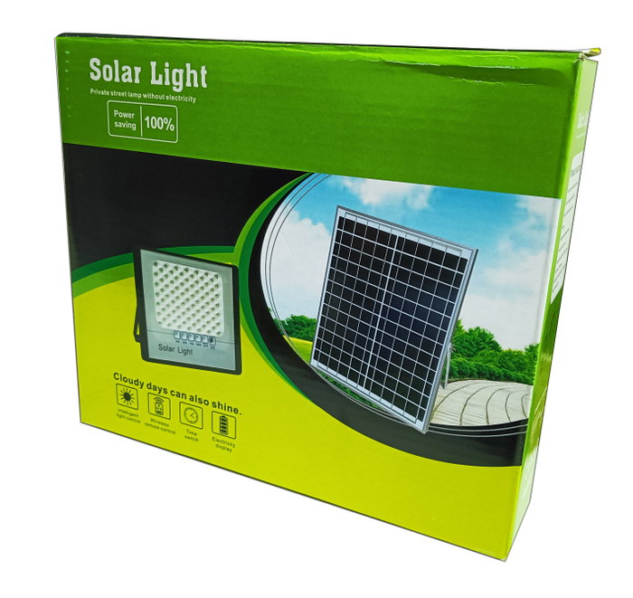 TALOX Projecteur et Panneau Solaire LED avec Télécommande 40 W GY-RSF-002 TALOX Projecteur et Panneau Solaire LED avec Télécommande 40 W GY-RSF-002
