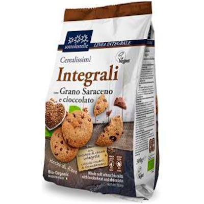 SOTTOLESTELLE Galleta Trigo Sarraceno Chips Choco Integral 300 Gr Bio - Biscuit Bio aux Pépites de Chocolat et au Sarrasin - 300g SOTTOLESTELLE Galleta Trigo Sarraceno Chips Choco Integral 300 Gr Bio - Biscuit Bio aux Pépites de Chocolat et au Sarrasin - 300g