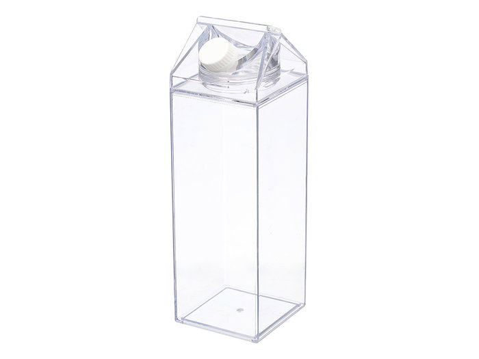 Leknes Bouteille Isotherme Carrée en Acrylique 1L Transparente 8x26x8 cm (Set de 12) Leknes Bouteille Isotherme Carrée en Acrylique 1L Transparente 8x26x8 cm (Set de 12)