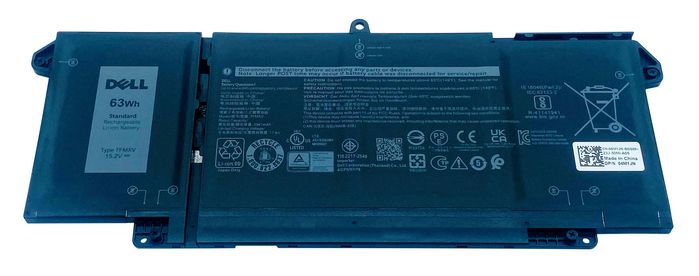 Dell Batterie 63Wh 4 Cellules Lithium-Ion Dell Batterie 63Wh 4 Cellules Lithium-Ion