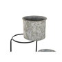 Cache-pot DKD Home Decor Gris Métal (82 x 25 x 81 cm)