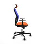 Piqueras y Crespo Chaise de Bureau 1D036N2 Orange et Bleu