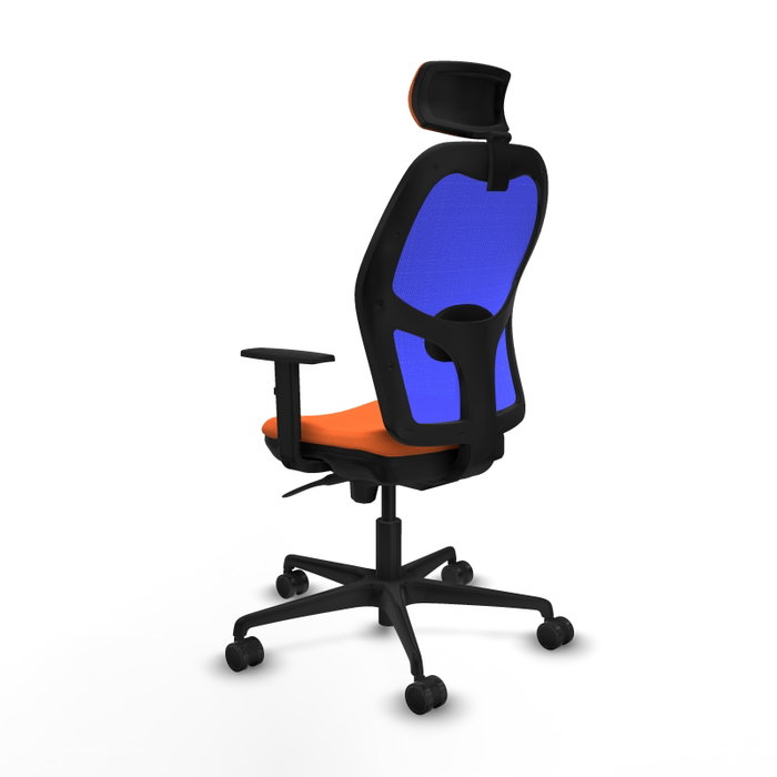 Piqueras y Crespo Chaise de Bureau 1D036N2 Orange et Bleu Piqueras y Crespo Chaise de Bureau 1D036N2 Orange et Bleu