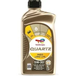 TotalEnergies Quartz Ineo Long Life 5W-30 1L - Huile moteur ACEA C3 API SN - Homologation VW 504.00/507.00, BMW LL-04, MB 229.51