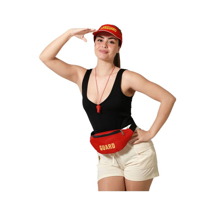 BigBuy Carnival Déguisement Maître-nageur de Plage pour Adultes (3 pièces)