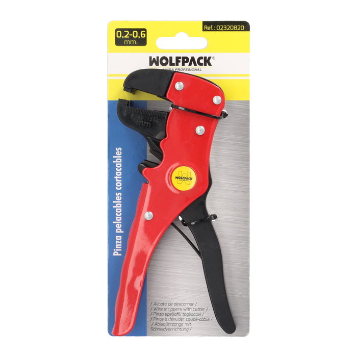 WOLFPACK LINEA PROFESIONAL Pince dénudeuse et coupe-câbles 0,2-0,6 mm