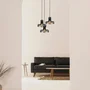 Lampe Suspendue Fellini Noir/Cuivre 3x E27 OPV-527ABY1773