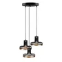 Lampe Suspendue Fellini Noir/Cuivre 3x E27 OPV-527ABY1773