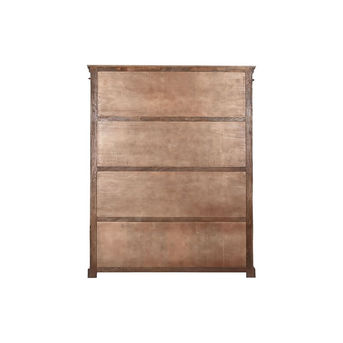 Présentoir Home ESPRIT Marron Verre Bois de manguier 165 x 45 x 210 cm