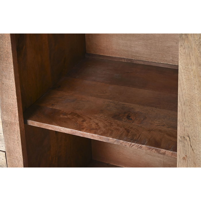 Présentoir Home ESPRIT Marron Verre Bois de manguier 165 x 45 x 210 cm