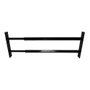 Mottez Ensemble de 2 barres de sécurité extensibles, 55 - 103 cm, Noir