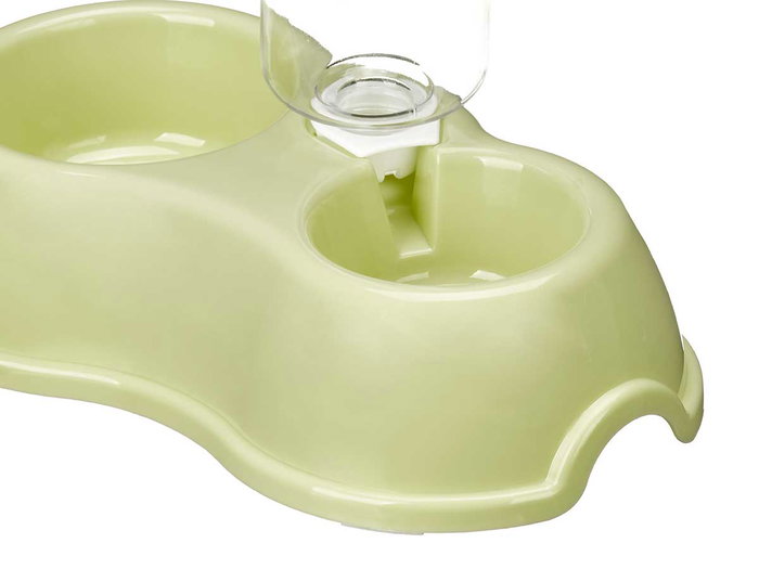 MASCOW Lot de 12 mangeoires et abreuvoirs en plastique de 500 ml