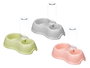 MASCOW Lot de 12 mangeoires et abreuvoirs en plastique de 500 ml