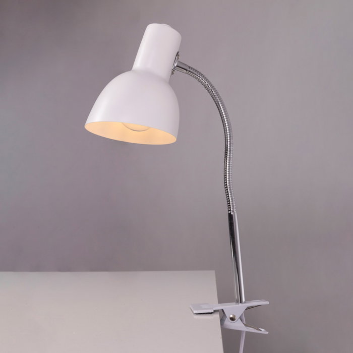 Chishui Lampe de bureau Flexo avec pince en acier et bois