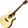 LAG Tramontane T70 A/E Guitare Folk Électroacoustique Auditorium Cutaway Table Épicéa Massif, Satinée Naturelle