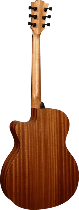LAG Tramontane T70 A/E Guitare Folk Électroacoustique Auditorium Cutaway Table Épicéa Massif, Satinée Naturelle