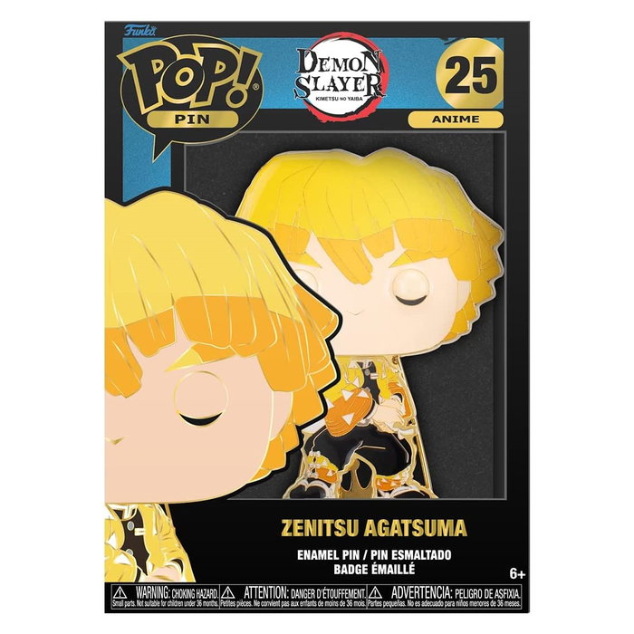 Loungefly Funko Pop Pin Zenitsu Agatsuma Demon Slayer Loungefly Funko Pop Pin Zenitsu Agatsuma Demon Slayer