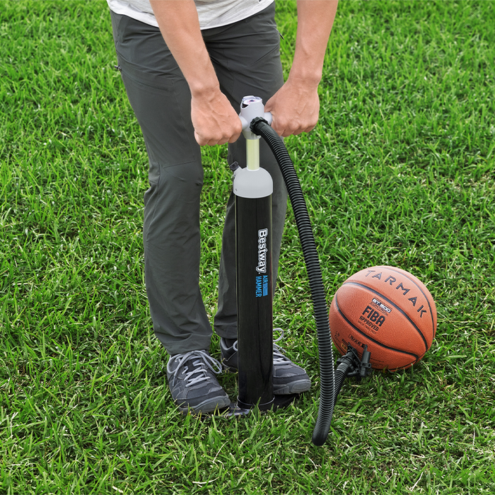 Bestway 62227 Pompe à air manuelle Sport 25x10,5x65 cm pour gonflage camping et piscine gonflable Bestway 62227 Pompe à air manuelle Sport 25x10,5x65 cm pour gonflage camping et piscine gonflable