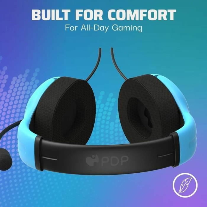 PDP Airlite Neptune Blue - Casque Filaire pour PS4/PS5