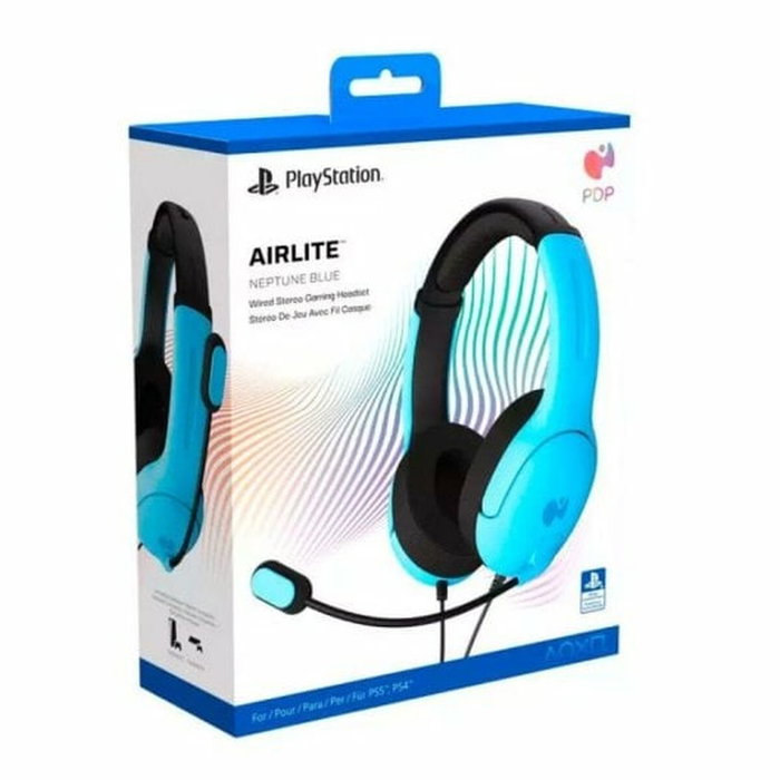PDP Airlite Neptune Blue - Casque Filaire pour PS4/PS5