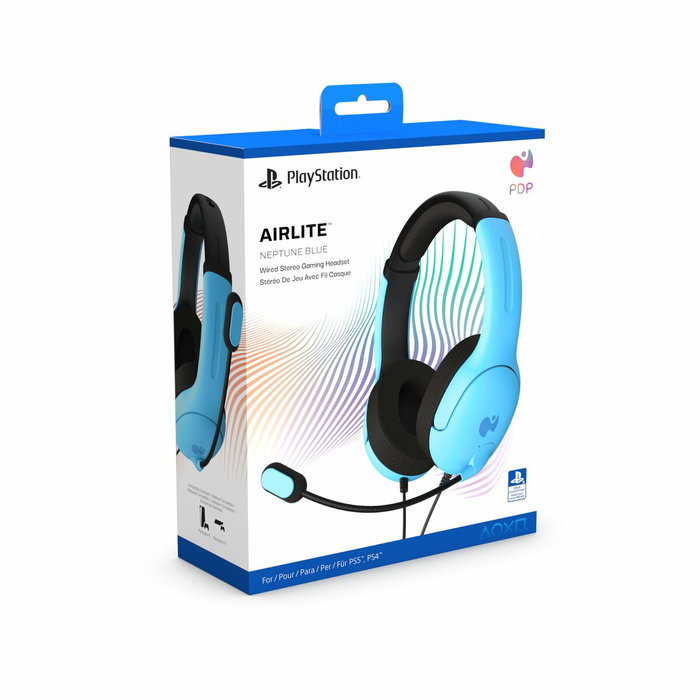 PDP Airlite Neptune Blue - Casque Filaire pour PS4/PS5