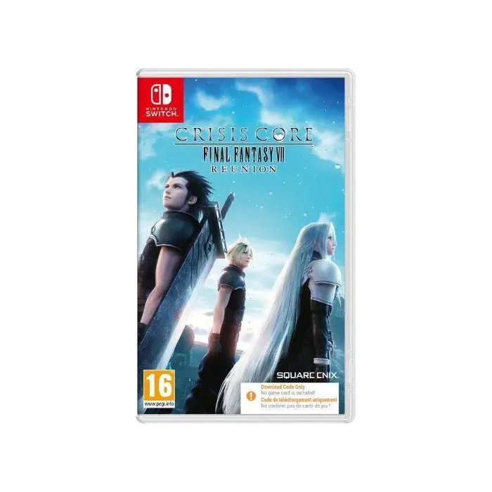Square Enix Crisis Core: Final Fantasy VII Reunion - Jeu d'action-RPG pour Nintendo Switch - Code de téléchargement, version remasterisée HD avec voix anglaises et japonaises Square Enix Crisis Core: Final Fantasy VII Reunion - Jeu d'action-RPG pour Nintendo Switch - Code de téléchargement, version remasterisée HD avec voix anglaises et japonaises