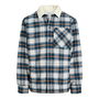 Chemise à manches longues homme Jack & Jones Jjzac Teddy Overshirt Ls Bleu foncé 41