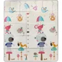 Tineo Maxi Tapis d'Éveil Réversible pour Bébé avec Faces Animaux et Circuit de Voitures, 150 x 180 cm, Mousse Dense Imperméable et Pliable avec Sac de Rangement