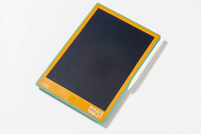 Molto - Pizarra Led XL avec 6 planches de dessin et stylo - Tableau lumineux à cristaux liquides pour enfants
