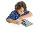 Molto - Pizarra Led XL avec 6 planches de dessin et stylo - Tableau lumineux à cristaux liquides pour enfants