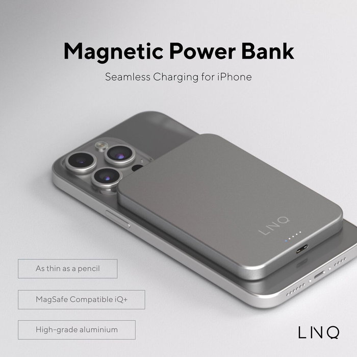 Powerbank Linq Byelements LQWP052 Argenté 5000 mAh