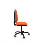 PIQUERAS Y CRESPO Chaise de bureau Algarra, tissu orange, sans accoudoirs