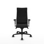 Piqueras Y Crespo Fauteuil Albacete, Similicuir Noir, Mécanisme Synchrone
