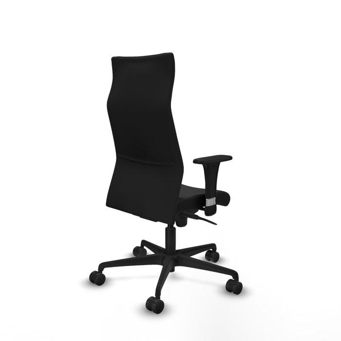 Piqueras Y Crespo Fauteuil Albacete, Similicuir Noir, Mécanisme Synchrone
