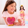 Mattel Disney Princess Poupée Belle Jewel Reveal avec accessoires surprise et boîte à bijoux en forme de cœur