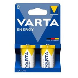 Varta Energy LR-14 - Piles Alcalines Blister 2 Unités - Format C 1,5V pour Dispositifs Basse Consommation