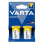Varta Energy LR-14 - Piles Alcalines Blister 2 Unités - Format C 1,5V pour Dispositifs Basse Consommation